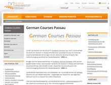 Tablet Screenshot of gcp.uni-passau.de