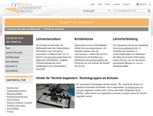Tablet Screenshot of ddi.fim.uni-passau.de