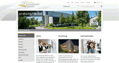 Desktop Screenshot of jura.uni-passau.de